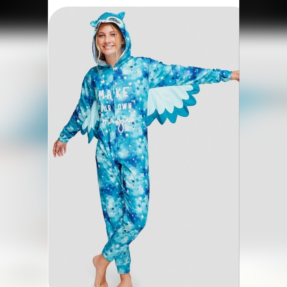 Justice Owl PJs onesie with wings
